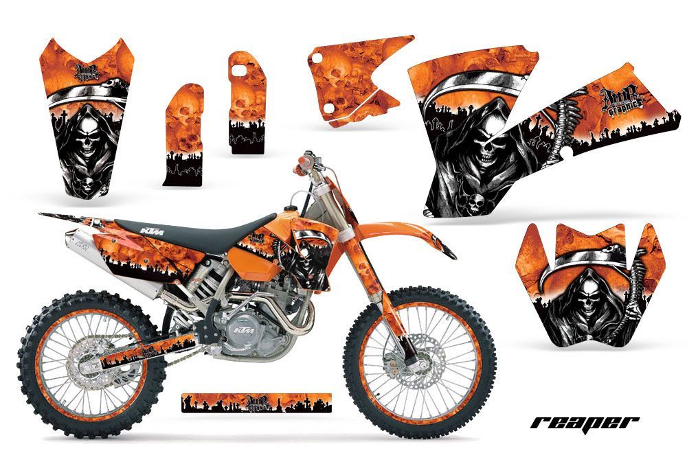 KTM C1 SX Dirt Bike Custom Graphic Kit - 2001-2004