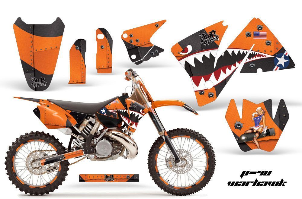 KTM C3 SX / SXS Dirt Bike Custom Graphic Kit - 2001-2002