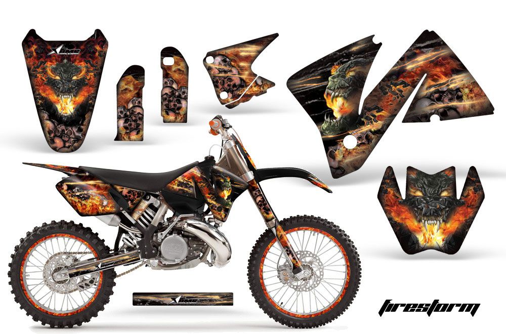 KTM C3 SX / SXS Dirt Bike Custom Graphic Kit - 2001-2002