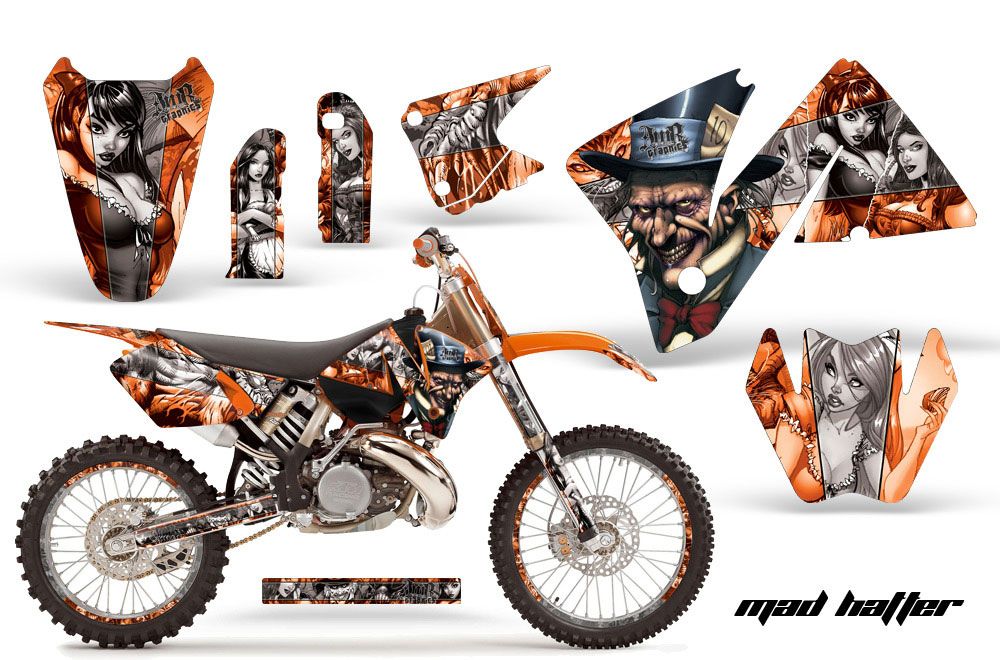 KTM C3 SX / SXS Dirt Bike Custom Graphic Kit - 2001-2002