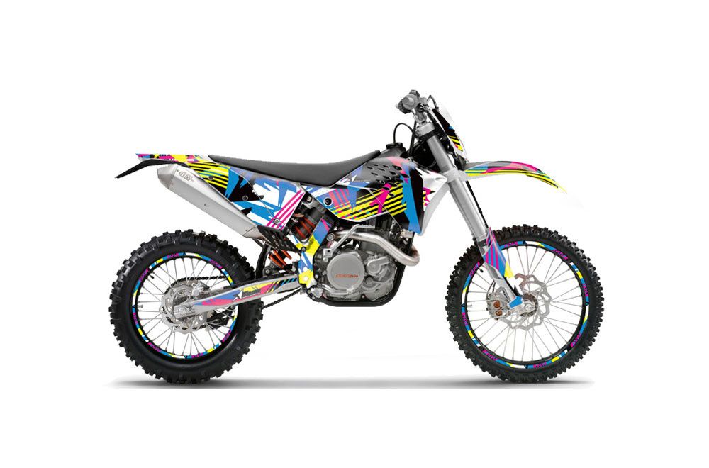 KTM C5 WCFW 250 Dirt Bike Graphic Kit - 2011 Flashback