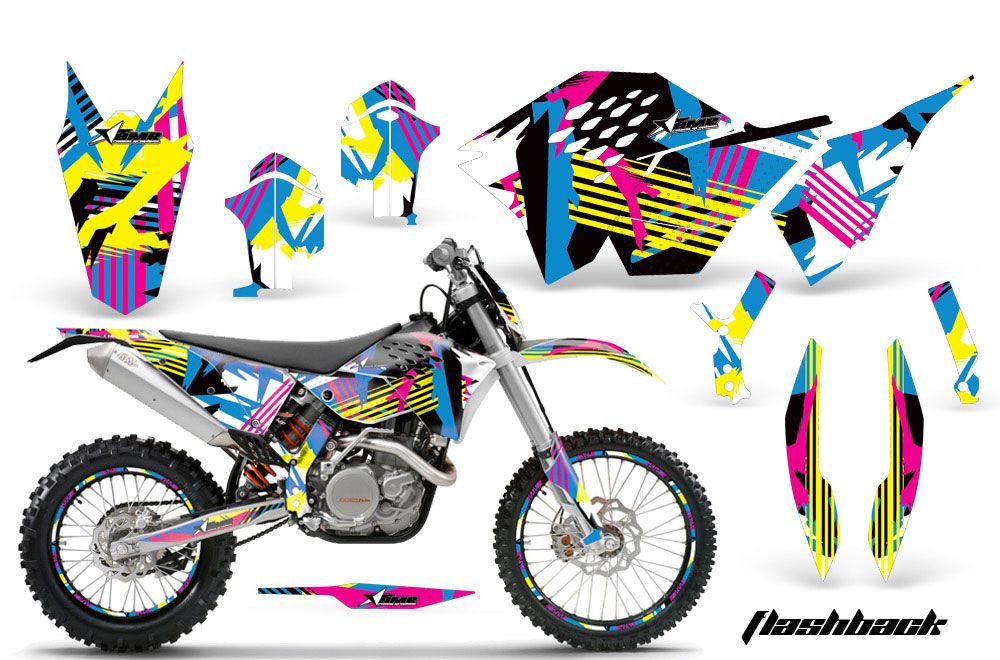 KTM C5 WCFW 250 Dirt Bike Graphic Kit - 2011 Flashback