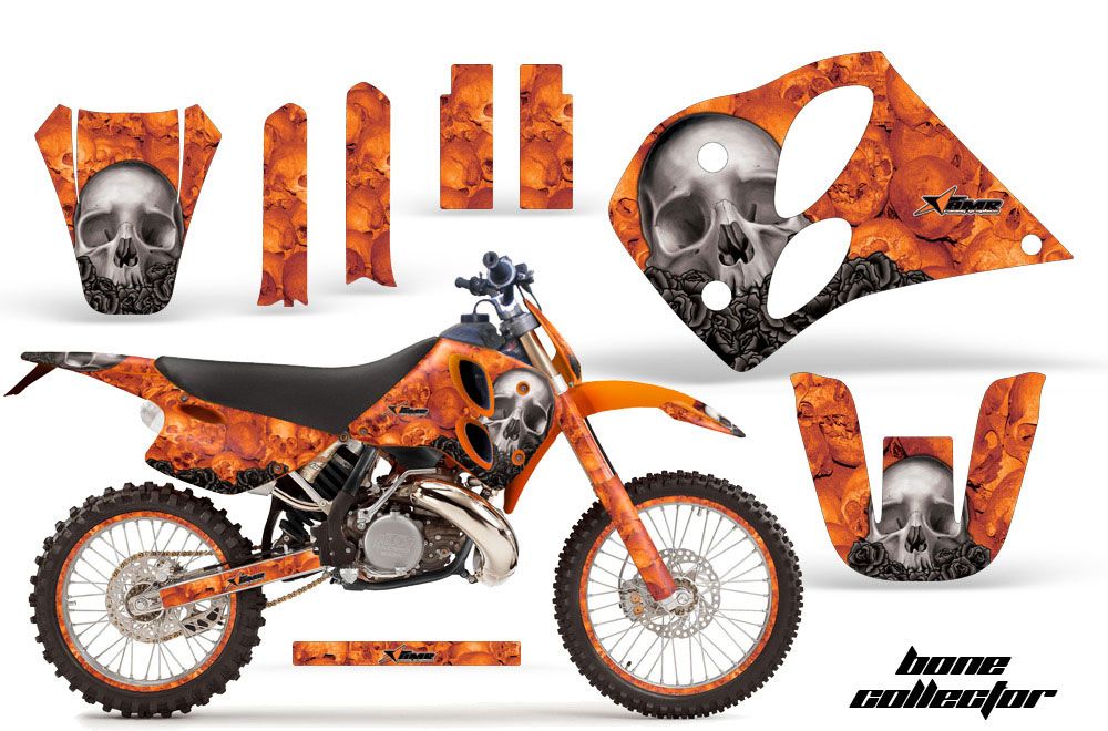 KTM C6 EXC 2 Stroke Dirt Bike Custom Graphic Kit - 1993-1997