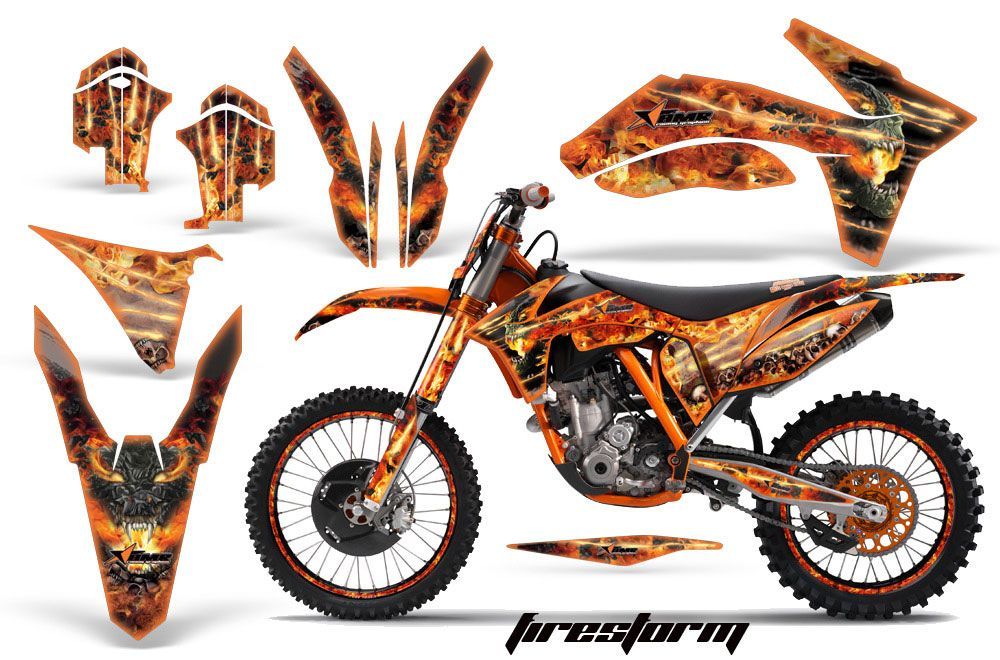 KTM C7 SX / SX-F Dirt Bike Custom Graphic Kit - 2011-2012