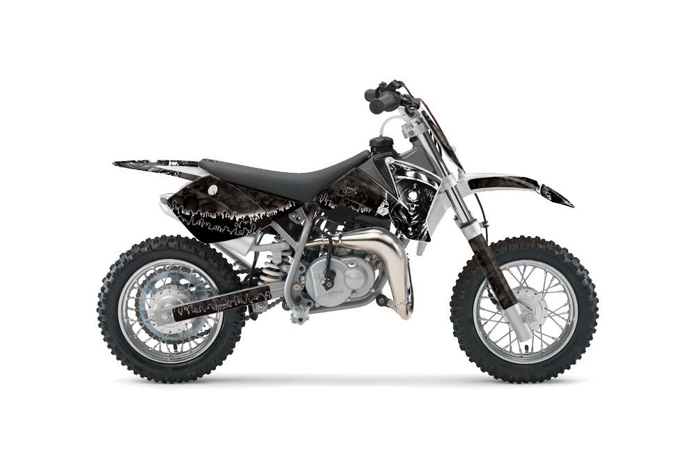 KTM SX 50 Adventure Jr / Sr Dirt Bike Graphic Kit - 2002-2008 Reaper Black