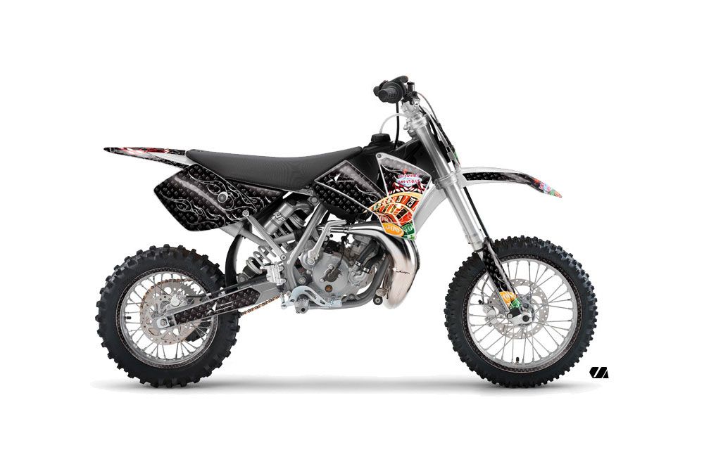 KTM SX 65 Dirt Bike Graphic Kit - 2002-2008 Vegas Baller Black