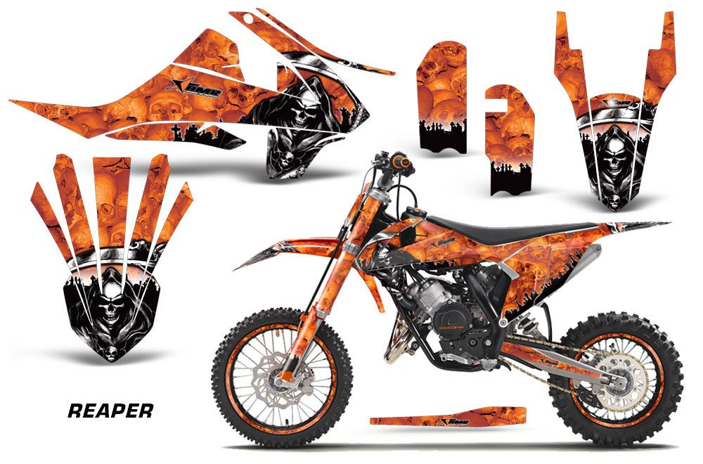 KTM SX 65 Dirt Bike Graphic Kit - 2016-2018 Reaper Orange