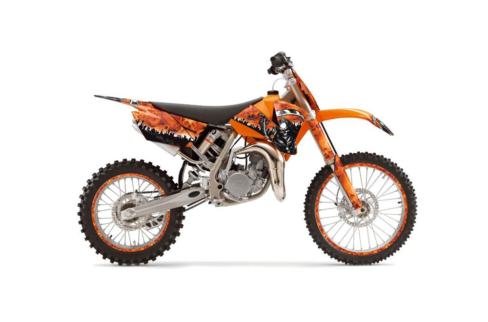 KTM SX 105 Dirt Bike Graphic Kit - 2004-2005 Reaper Orange