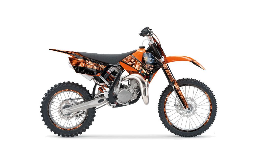 KTM SX 85 Dirt Bike Graphic Kit - 2006-2012 Mad Hatter Black
