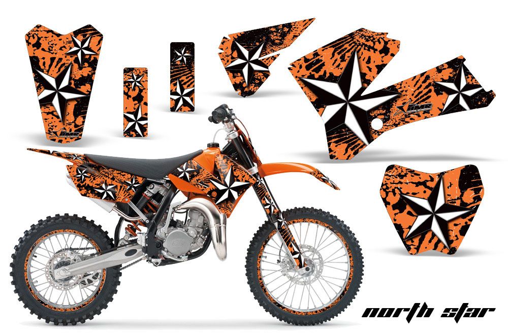 KTM SX 105 Dirt Bike Graphic Kit - 2006-2012 NorthStar Orange
