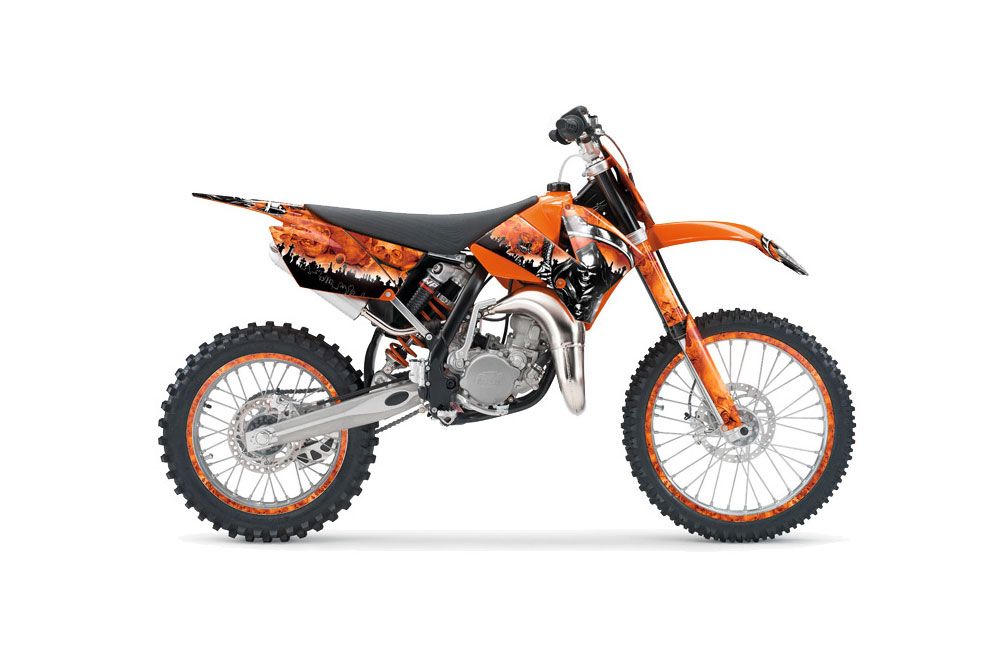KTM SX 105 Dirt Bike Graphic Kit - 2006-2012 Reaper Orange
