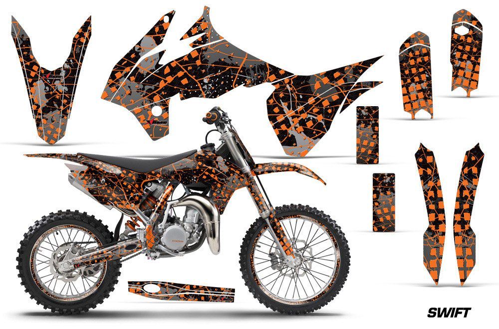 KTM SX 85 Dirt Bike Graphic Kit - 2013-2015 Swift Orange