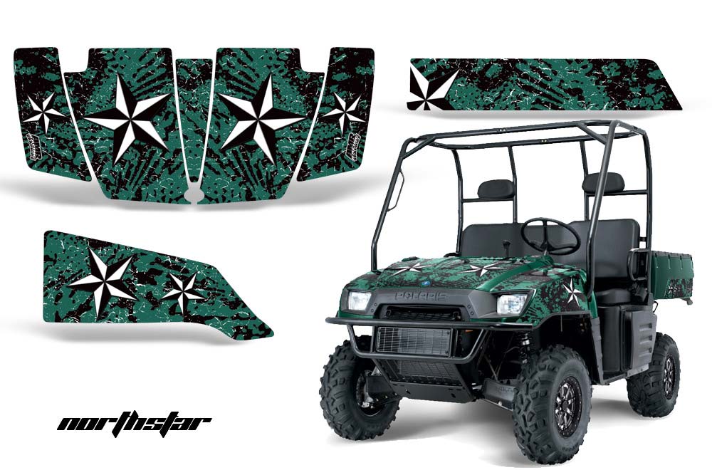 Polaris Ranger 500 / 700 XP Graphic Kit - 2005-2008 Northstar Mint