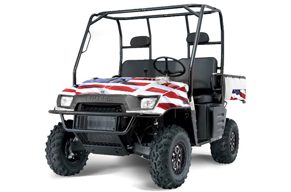 Polaris Ranger 500 / 700 XP Graphic Kit - 2005-2008 Stars N Stripes Red White & Blue