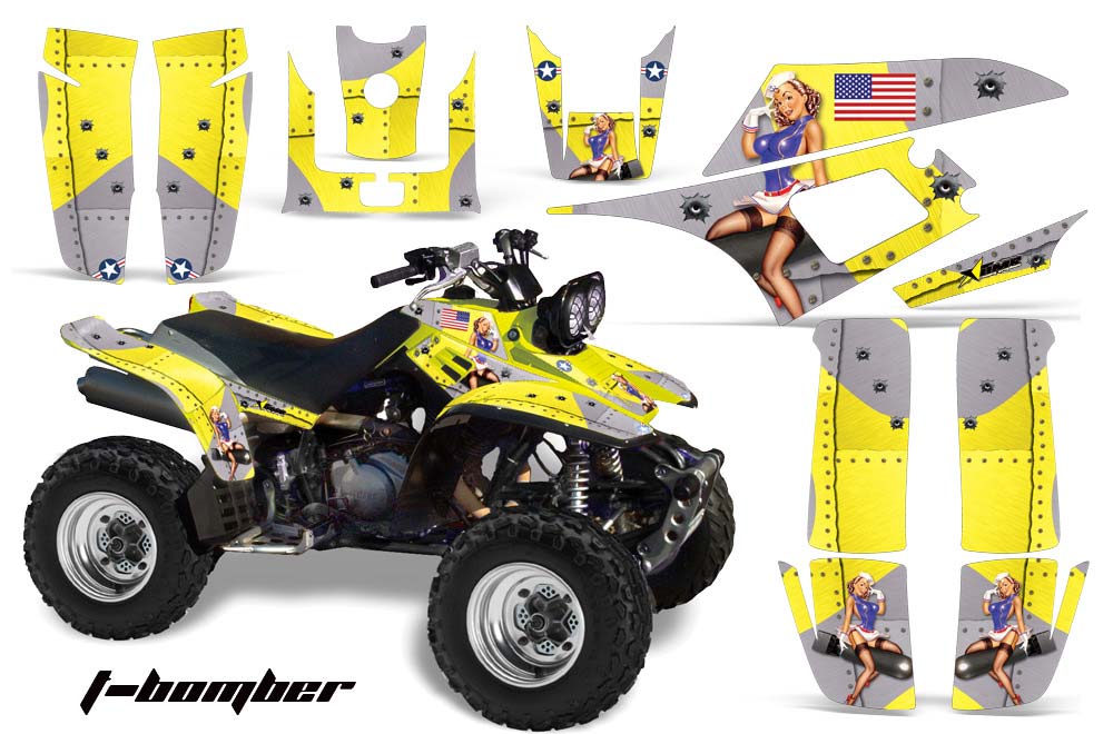 Yamaha Warrior 350 ATV Custom Graphic Kit - All Years
