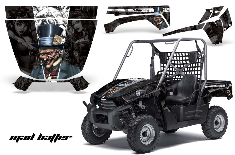 Kawasaki Teryx 750 Graphic Kit - 2007-2009 Mad Hatter Black