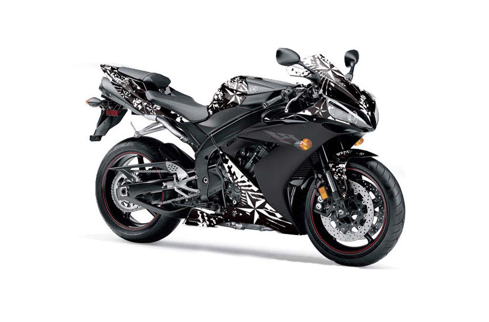 Yamaha R1 Graphic Kit - 2004-2005 Northstar White