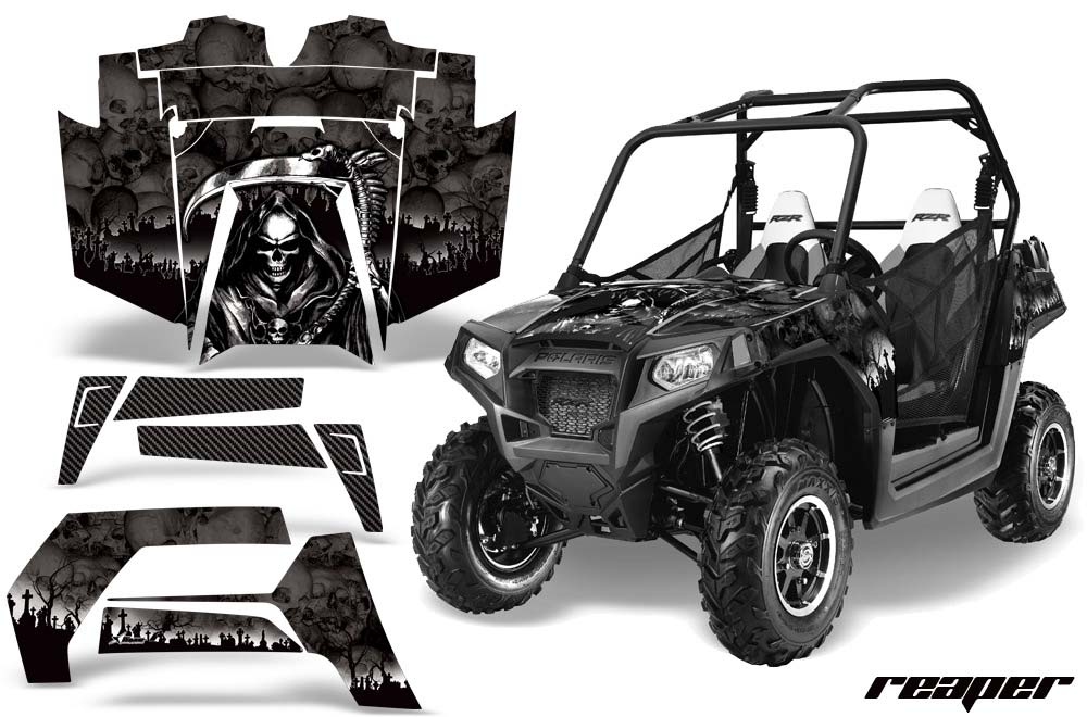 Polaris RZR 800 / 800S Graphic Kit - 2011-2014 Reaper Black