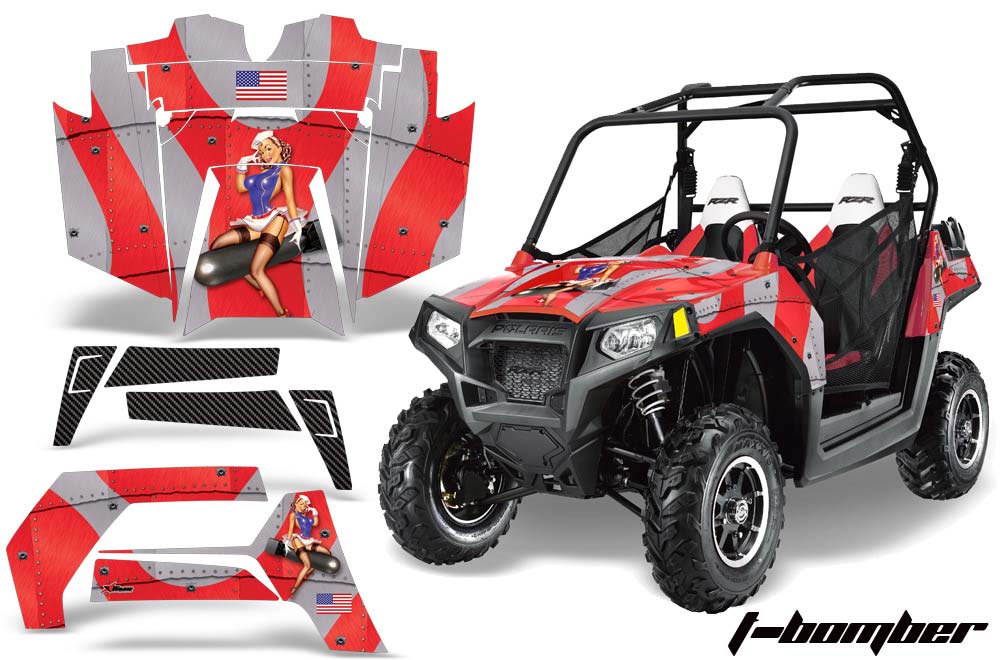 Polaris RZR 800 / 800S Graphic Kit - 2011-2014 T Bomber Red