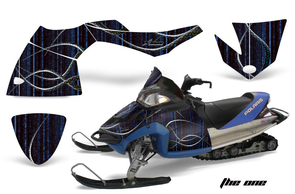 Polaris Fusion Sled Graphic Kit - 2005-2007 The One Blue