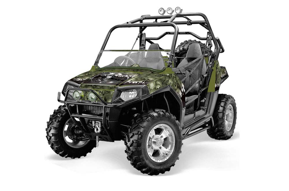 Polaris RZR 800 / 800S Graphic Kit - 2006-2010 Reaper Green