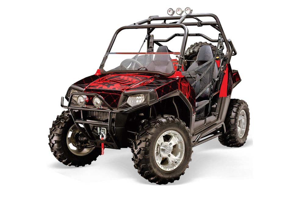 Polaris RZR 800 / 800S Graphic Kit - 2006-2010 Reloaded Red