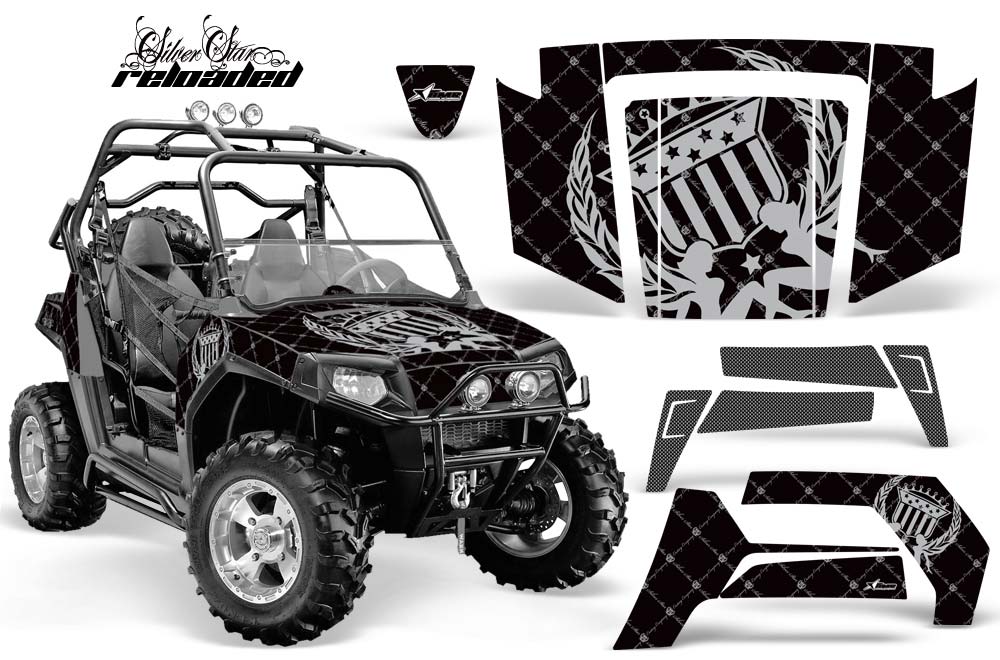 Polaris RZR 800 / 800S Graphic Kit - 2006-2010 Reloaded Silver