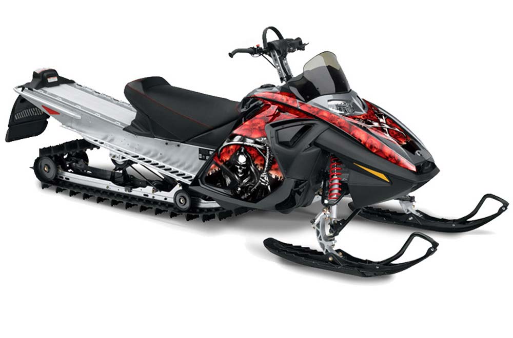 Ski Doo RT Sled Graphic Kit - 2005-2009 Reaper Red