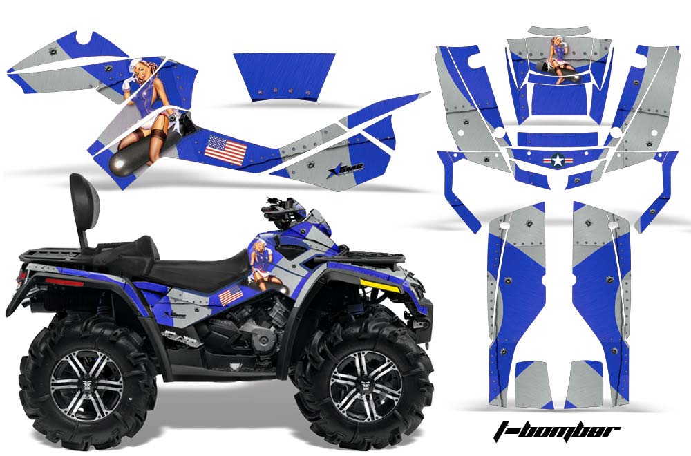 Can Am Outlander MAX 500 / 650 / 800 ATV Custom Graphic Kit - 2006-2012