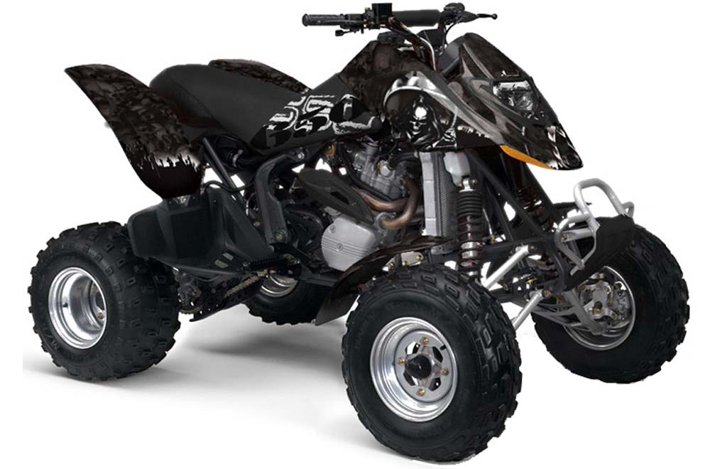 Can Am Bombardier DS650 ATV Graphic Kit - 2006-2016 Reaper Black