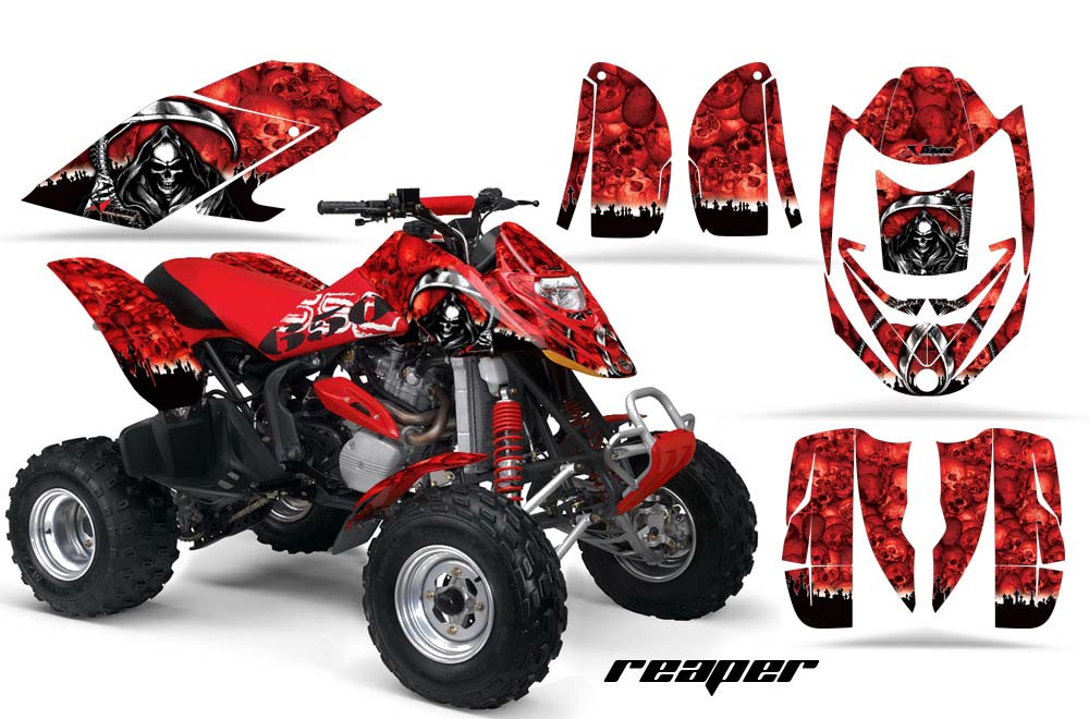 Can Am Bombardier DS650 ATV Graphic Kit - 2006-2016 Reaper Red