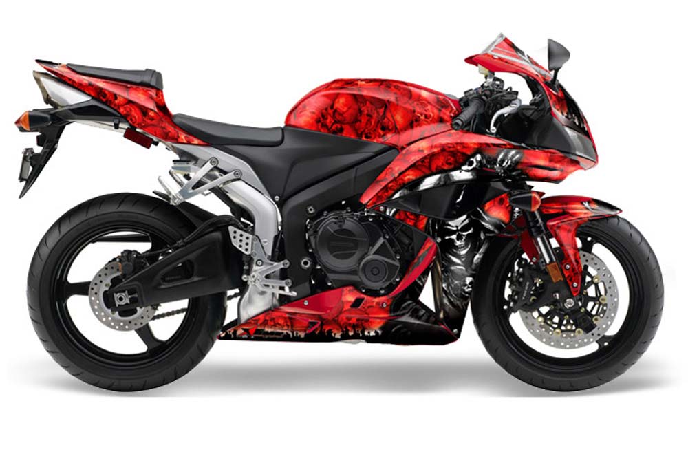 Honda CBR 1000 RR Graphic Kit - 2004-2005 Reaper Red