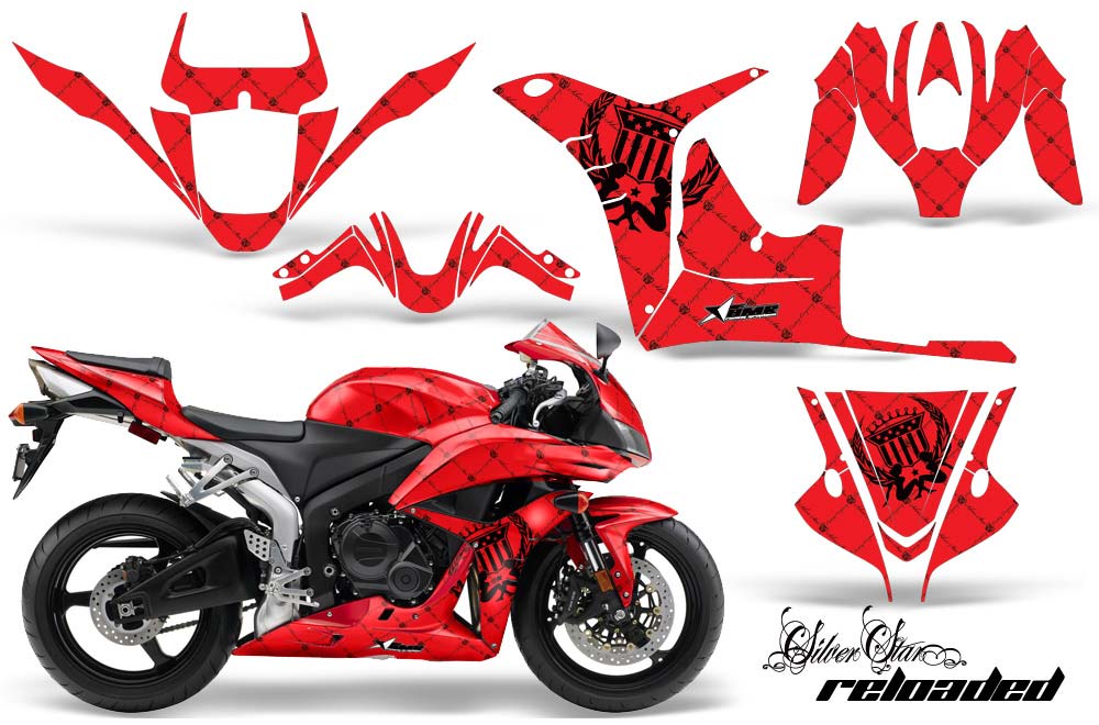 Honda CBR 600 RR Graphic Kit - 2007-2008 Reloaded Red