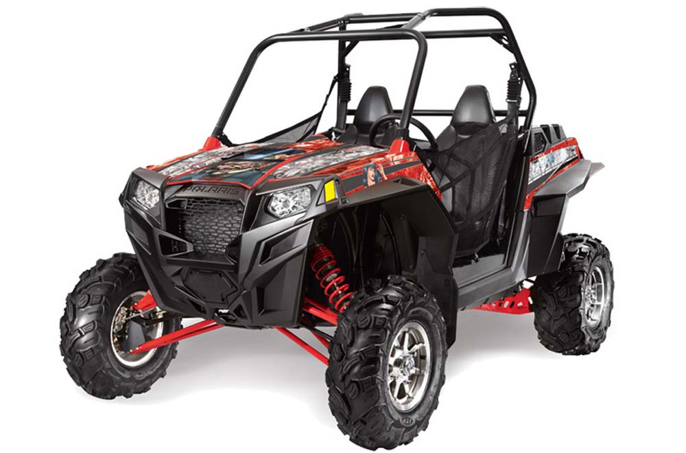 Polaris RZR 900 XP Graphic Kit - 2011-2014 Mad hatter Red