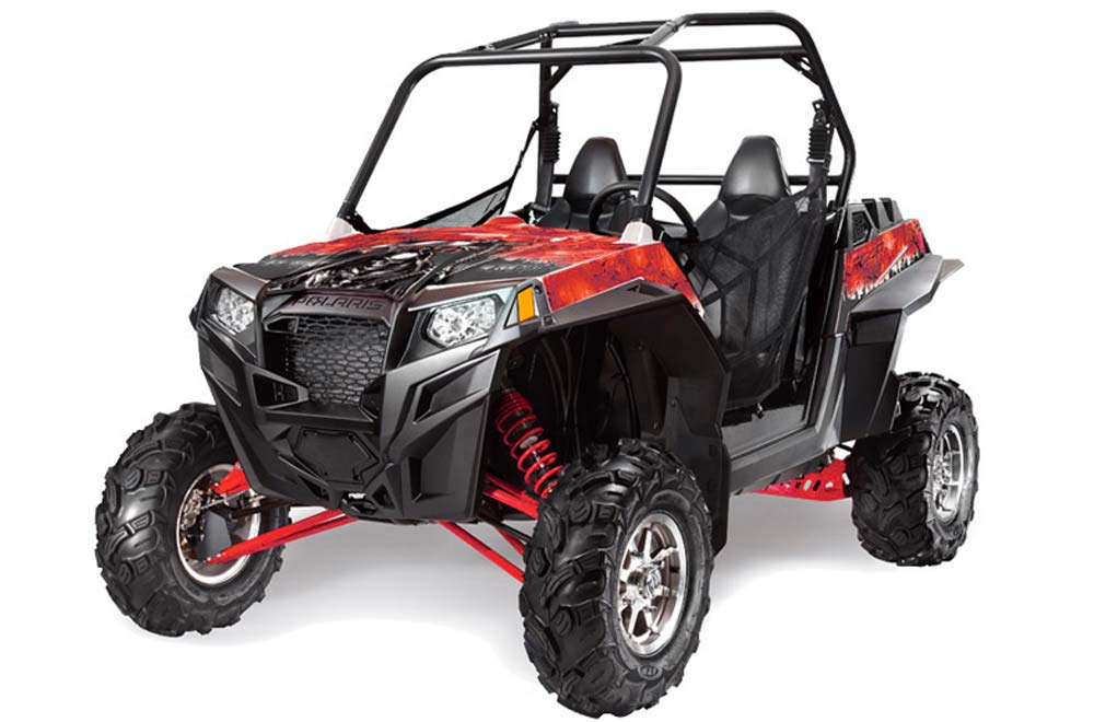 Polaris RZR 900 XP Graphic Kit - 2011-2014 Reaper Red