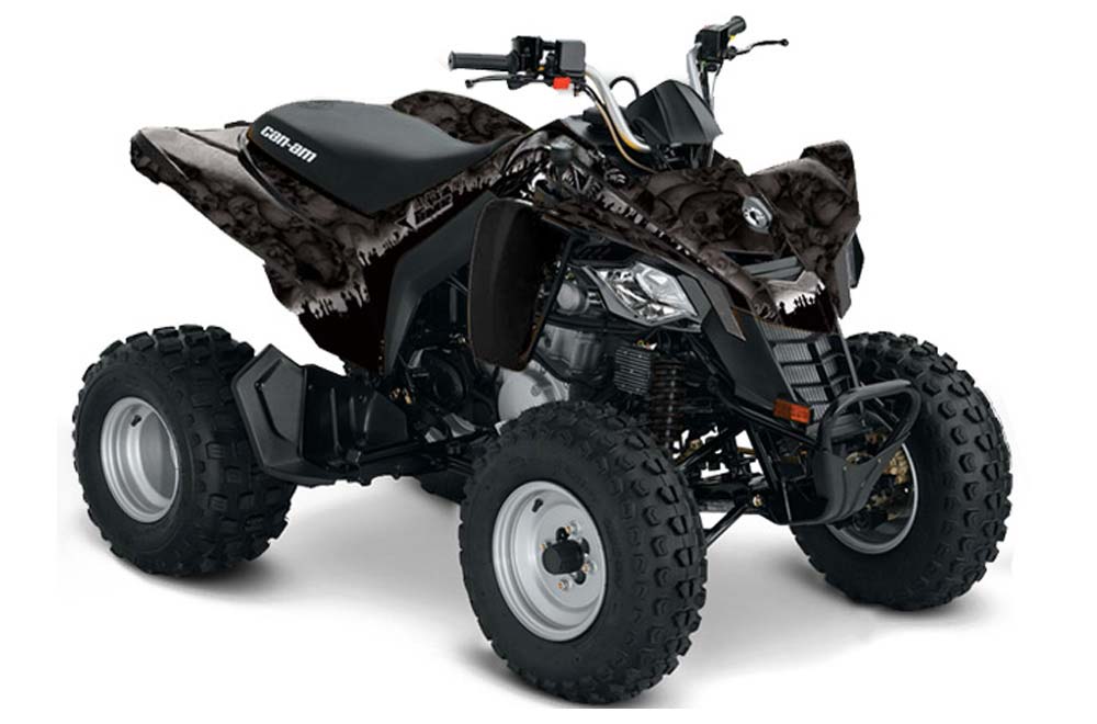 Can Am Bombardier DS250 ATV Graphic Kit - 2006-2021 Reaper Black