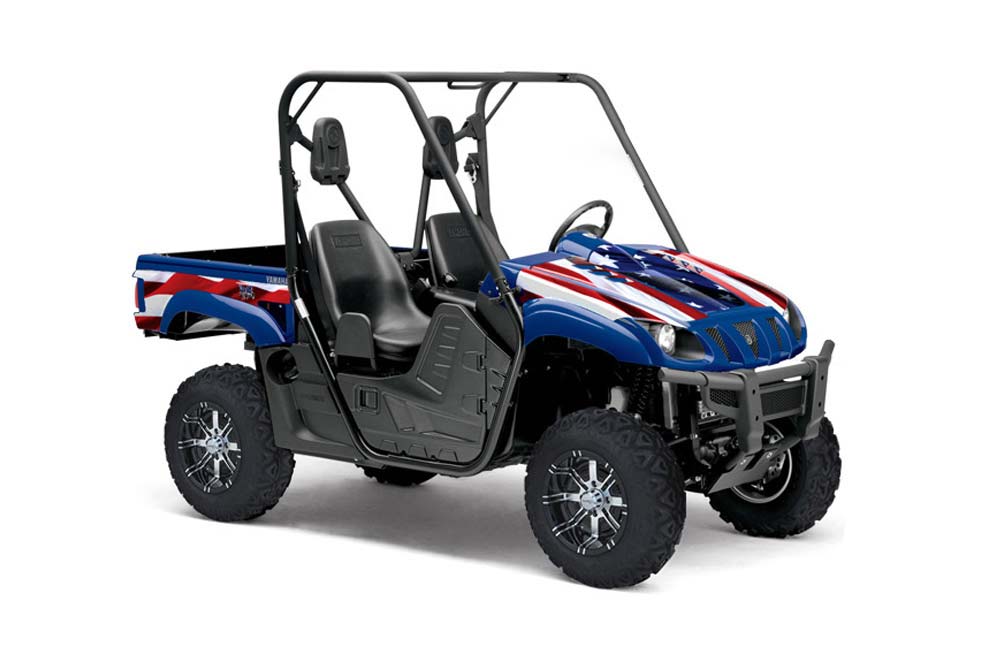 Yamaha Rhino 700 / 660 / 450 Graphic Kit - 2004-2013 Stars and Stripes Red White & Blue