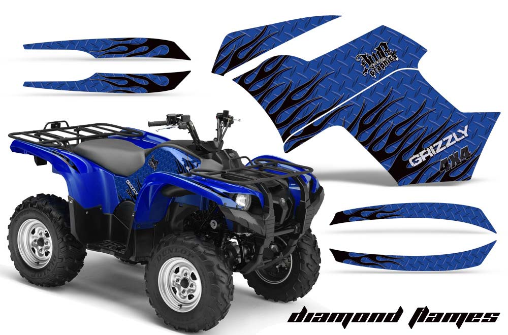 Yamaha Grizzly 700 / 550 ATV Custom Graphic Kit - 2007-2014