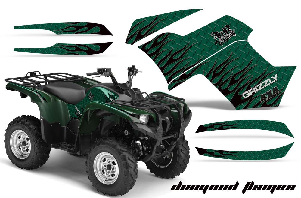 Yamaha Grizzly 700 / 550 ATV Custom Graphic Kit - 2007-2014
