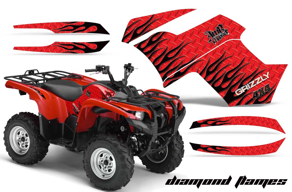 Yamaha Grizzly 700 / 550 ATV Custom Graphic Kit - 2007-2014