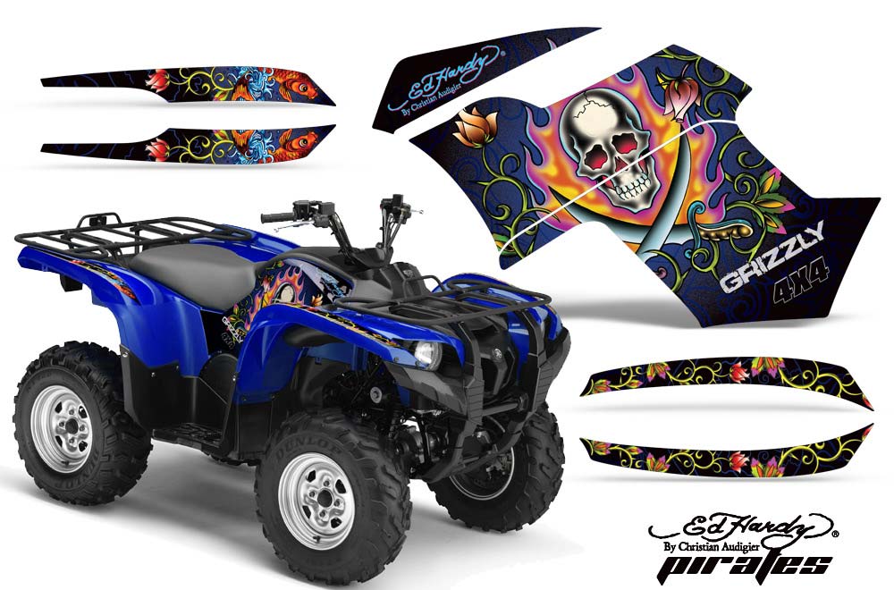 Yamaha Grizzly 700 / 550 ATV Custom Graphic Kit - 2007-2014