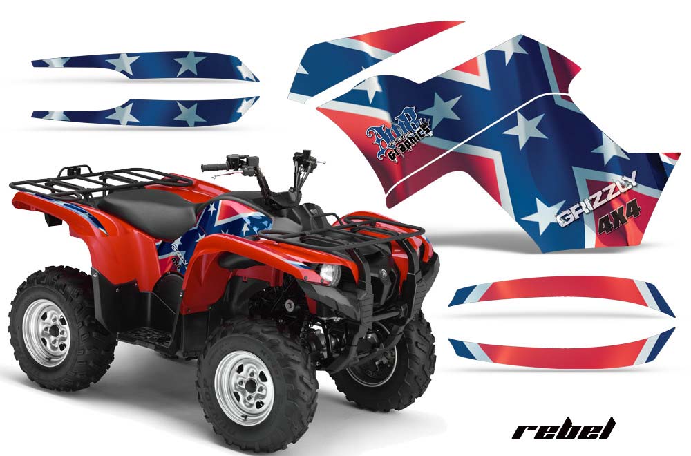 Yamaha Grizzly 700 / 550 ATV Custom Graphic Kit - 2007-2014