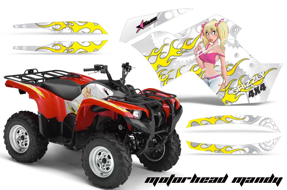 Yamaha Grizzly 700 / 550 ATV Custom Graphic Kit - 2007-2014