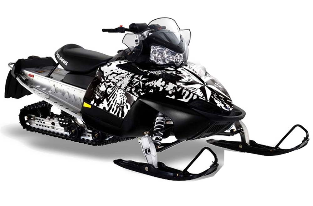 Polaris RMK / Shift / Assault Sled Graphic Kit - 2006-2020 North Star White