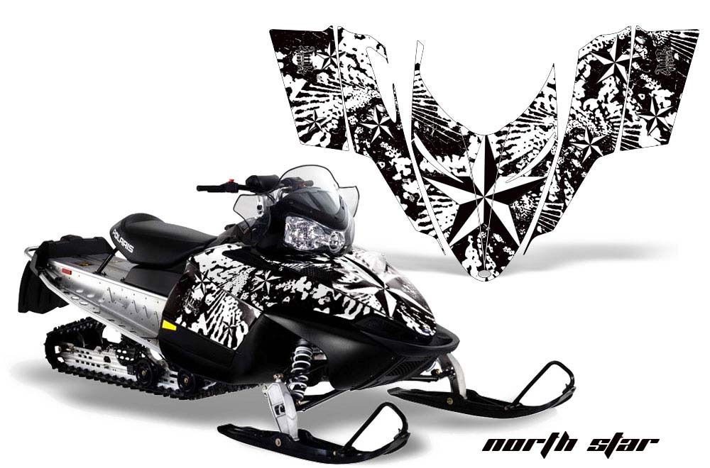 Polaris RMK / Shift / Assault Sled Graphic Kit - 2006-2020 North Star White