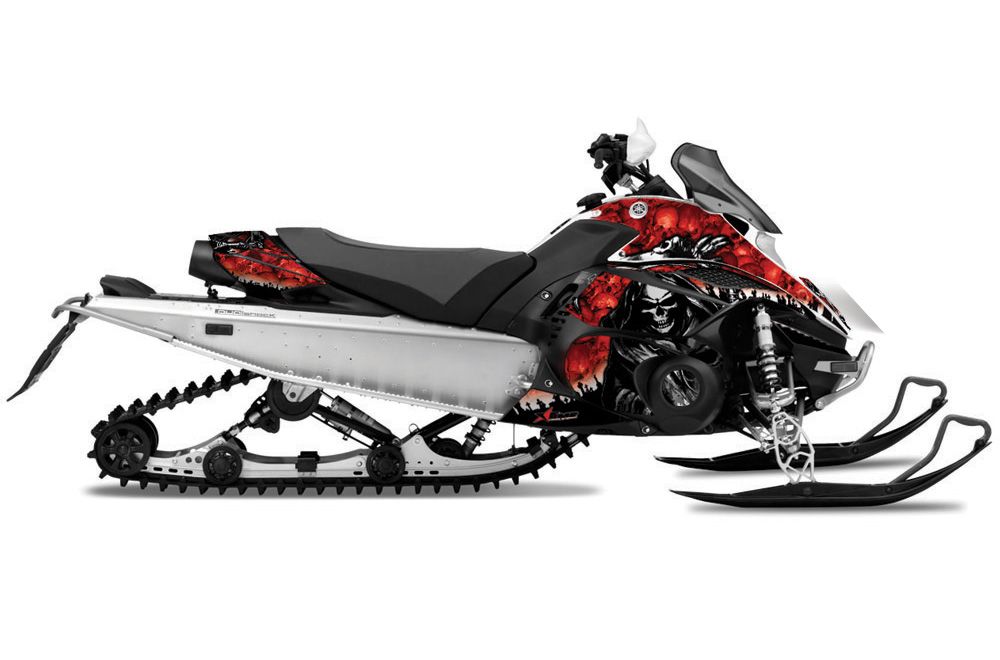 Yamaha FX Nytro Sled Graphic Kit - 2008-2014 Reaper Red