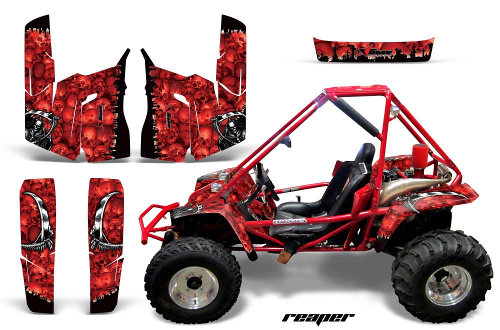 Honda Odyssey FL350 Graphic Kit - 1985 Reaper Red