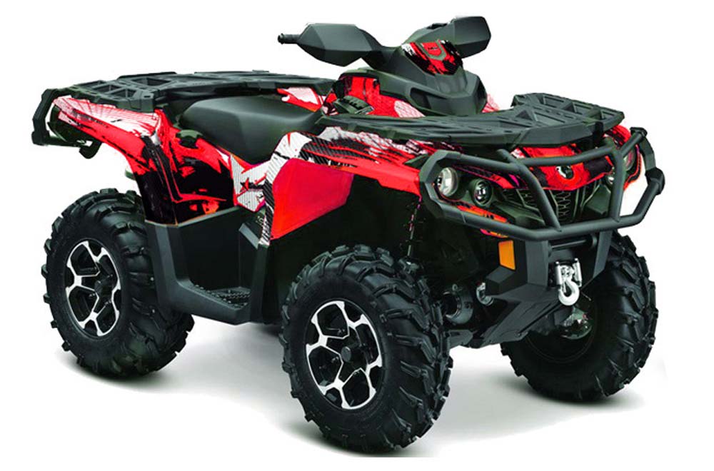 Can Am Outlander XT / DPS / SST ATV Custom Graphic Kit - 2013-2013