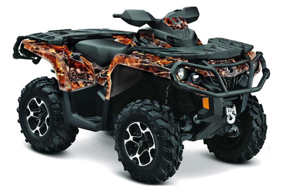 Can Am Outlander XT / DPS / SST ATV Custom Graphic Kit - 2013-2013