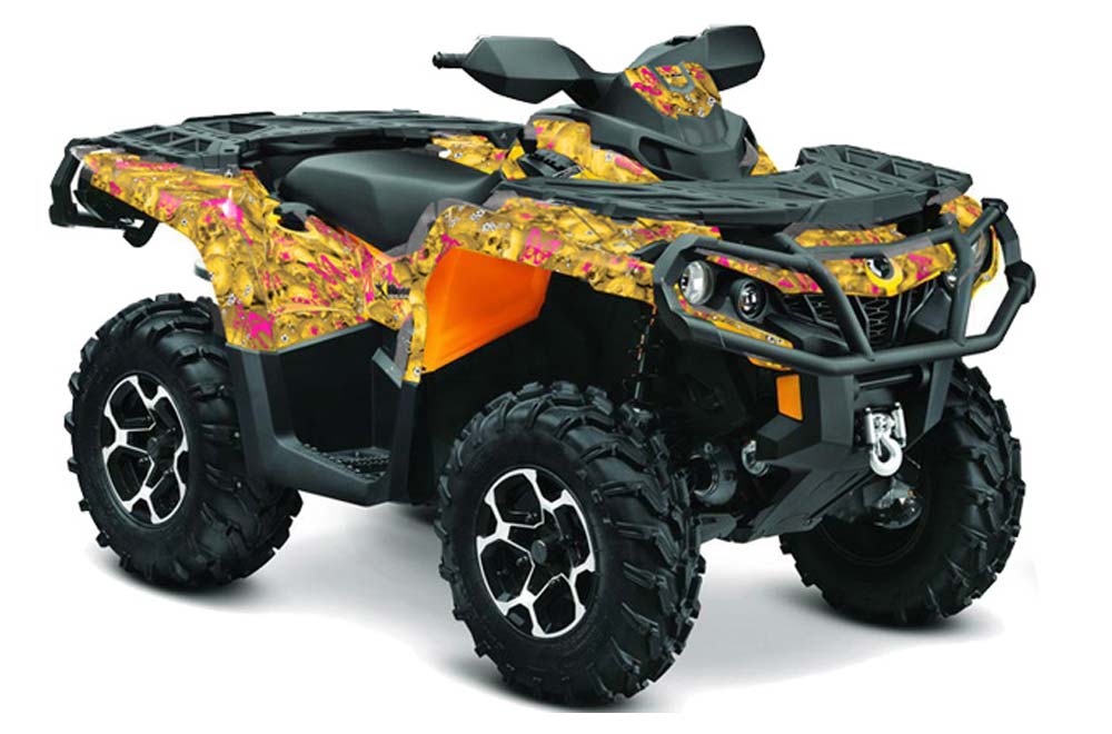 Can Am Outlander XT / DPS / SST ATV Custom Graphic Kit - 2013-2013
